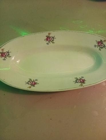 qab qacaq: Porcelain servis likyonu – oval forma SSRİ dövrünün orijinal Baranovka — 1