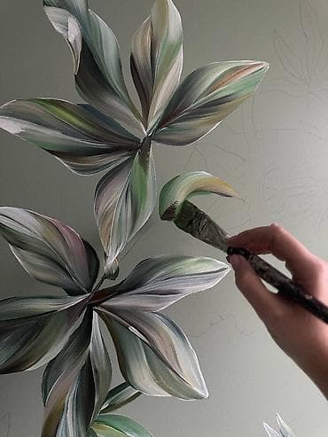dekorativ boyalar: Divar rəsimlərinin çəkilməsi🎨 WhatsApp aktiv yazın bizə və ya zəng — 4