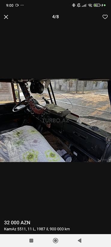 maşın üçün kamera: KamAZ 5511 samosval + qoşqu - Mühərrik: 11 L dizel - Buraxılış ili — 7