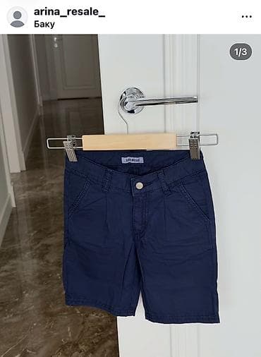 Шорты: Bikkembergs kişi şortu - Rəng: tünd göy/navy - Model: klassik city/ — 1