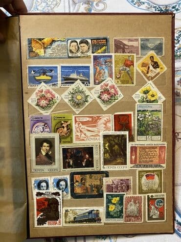 где купить марки для коллекции: Kolleksiyaçılar üçün qədim illərə məxsus markalar. 24 səhifədir. Real — 24