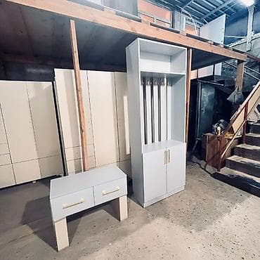 2 qapılı, Boz, Digər material, Açılan, Düz dolab — 1