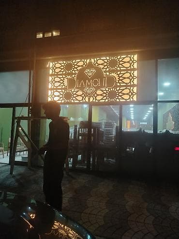 p5: Dekorativ LED işıqlı panel – “DIAMOND” loqolu - Məkanların daxili və — 2