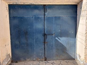 qar kuresi: Dəmir Həyət darvazası, Yana açılan, Mexaniki, rəng - Mavi — 4