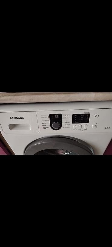 kondisioner işlenmiş: Paltaryuyan maşın Samsung, 6 kq, İşlənmiş, Avtomat, Qurutmasız, Kredit yoxdur, Ünvandan götürmə — 2