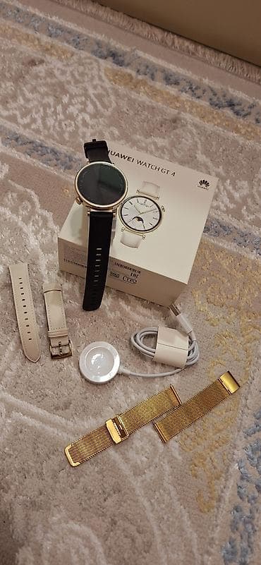 honor 400 lite lalafo: Smart saat, Huawei, Sensor ekran, rəng - Qızılı — 4