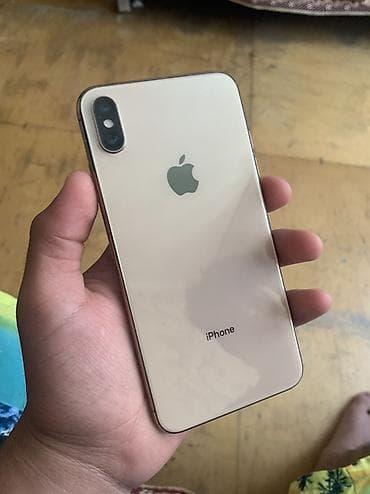 barter nintendo: IPhone Xs Max, 64 GB, Qızılı, Simsiz şarj, Face ID — 1