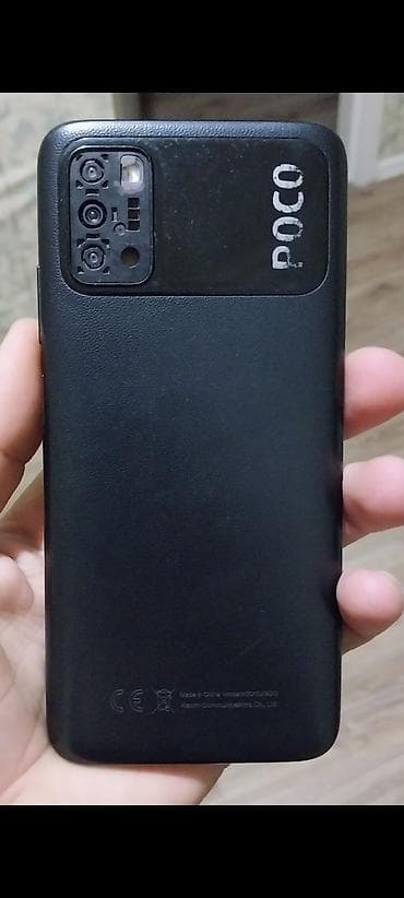 iphone 9 telefon: Poco M3, 128 GB, rəng - Qara, Sensor — 2