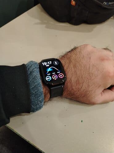 apple watch çakma: İşlənmiş, Smart saat, Sensor ekran, rəng - Qara — 1