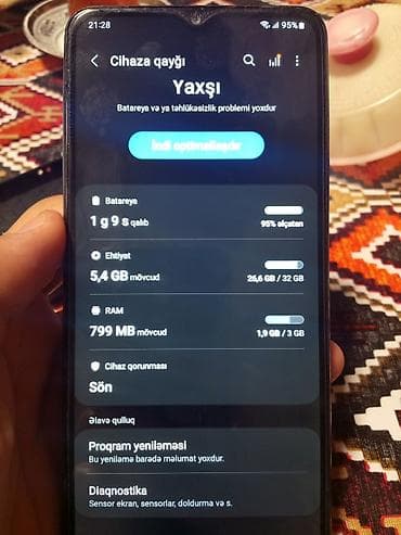 komputer ekran: Samsung Galaxy A02 S, 32 GB, rəng - Göy, İki sim kartlı — 4