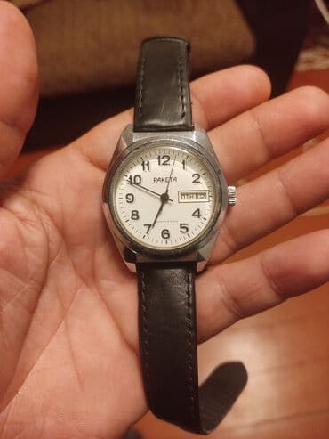 curren saatlari: "Raketa" SSR istehsalı original qol saatı satılır - 80AZN Saat əla — 1