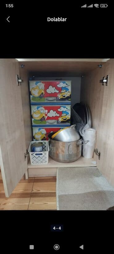 islenmis dolab satilir: İşlənmiş, Açılan, 2 qapılı Düz dolab — 2