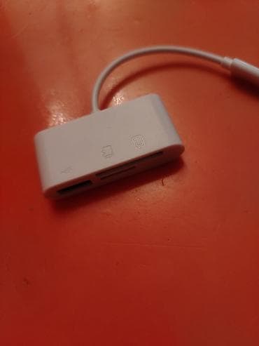 iphone adaptör: USB-C kart oxuyucu və USB adapter - Giriş: USB‑C (şnur ilə) - — 4