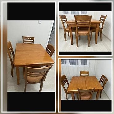 first home tekstil: Açılan masa 4eded stulu ilə 260azn. İdeal vəziyyətdə.Ünvan Yasamal — 1