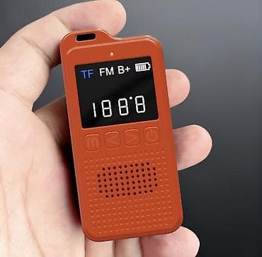 Daşınan FM Radio - Aydın qəbul və uzun batareya ömrü - Kompakt, cibə