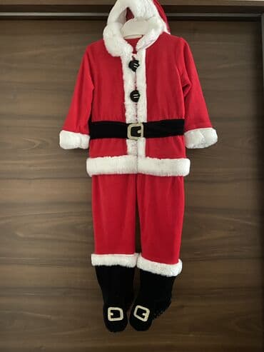 nərdivan üzərində şaxta baba: Детский комбинезон деда мороза — 1