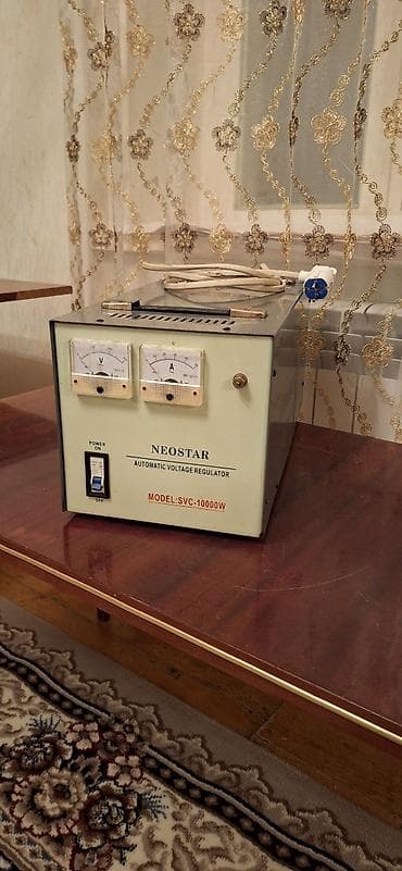 Yeni, Ev üçün, 1 faza, Gərginliy stabilizatoru, 220 V, Rayonlara çatdırılma, Kredit yoxdur