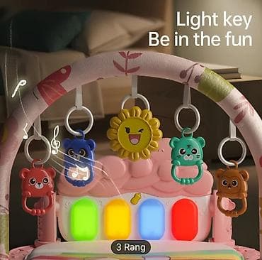 usaq oyun cadiri: Uşaqlar üçün musiqli döşək satılır məhsul yenidir körpələrin oynaması — 1