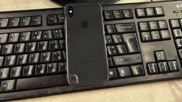 iphone x almaq: IPhone Xs, 64 GB, Qara, Face ID — 2