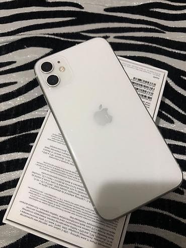 apple m1: IPhone 11, 64 GB, Ağ, Qırıq — 3