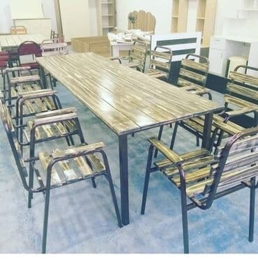 toxunma saplar satisi: Bag heyet stol stlu cixdi satiwa toz boya ile kiraskalanir 4 neferik — 30