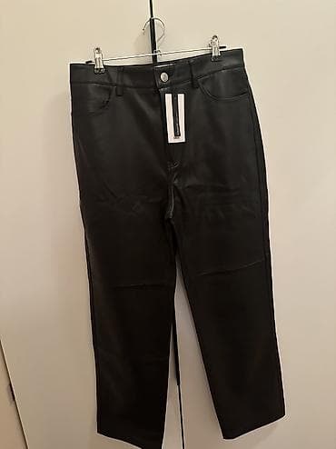 deri godekceler: Şalvar, Zara, S, rəng - Qara — 4