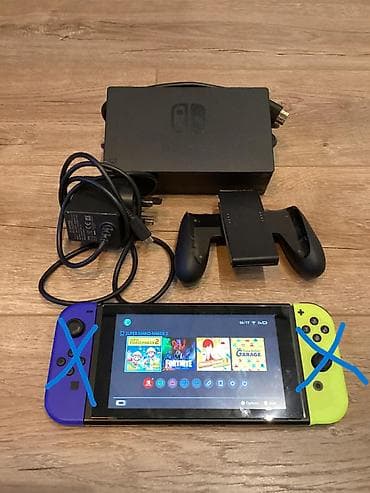 Nintendo Switch: Uşaq istifadə edib, ekranda goruyucu movcuddur Tecili satilir — 1