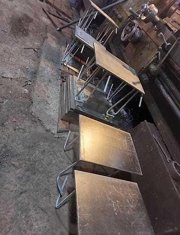 hasar ucun: Anker bolt dəstləri və sütun üçün bünövrə lövhələri - Metal lövhə — 4