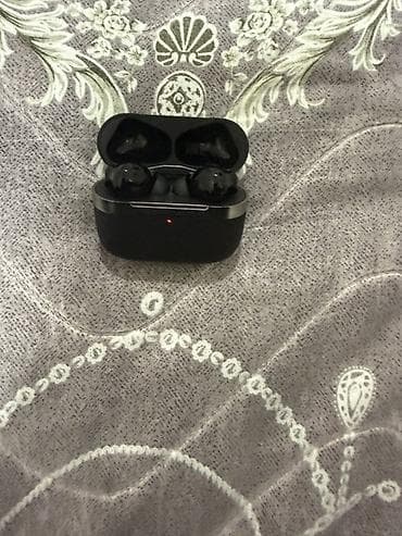 telefon ucun mikrofon: Qulaqlıq: Simsiz TWS in-ear qulaqlıqlar (qara rəng), şarj qabı ilə — 2