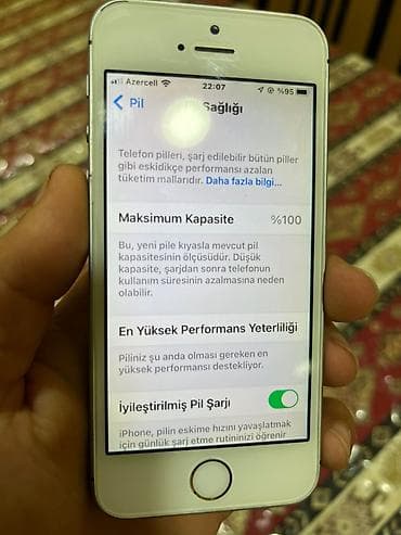 apple iphone 7 plus: IPhone SE, Gümüşü, Barmaq izi — 5