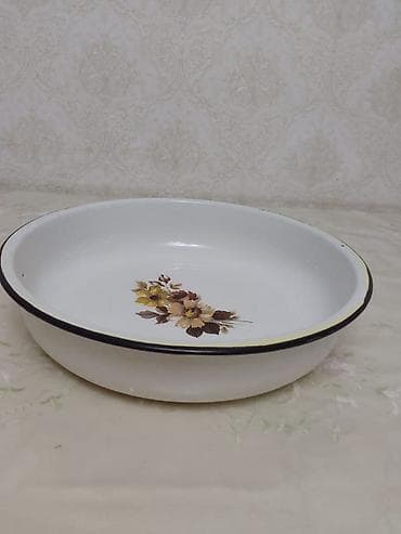 peçka soba: Boşqablar, 1 əd, rəng - Ağ, Metal — 1