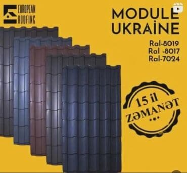 Məişət kimyəvi maddələri: Metal dam örtükləri, Pulsuz çatdırılma, Zəmanətli, Kredit var — 7