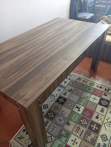 Mətbəx üçün, Yeni, Açılmayan, Dördbucaq masa, 6 stul