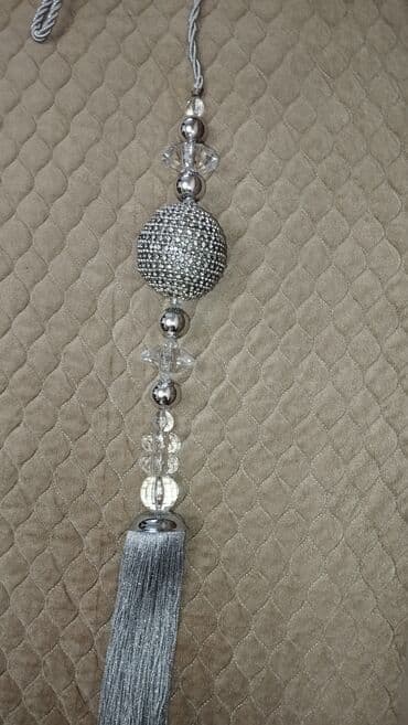 ag reng sekil: Pərdə üçün dekorativ bağ (tieback). Təzədir istəyən əlaqə saxlasın — 2