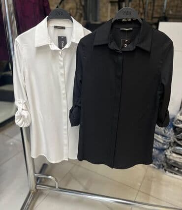 Zena qadın köynəyi - Klassik düz kəsim, yüngül və axıcı parça - Gizli