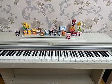 Kurzweil rəqəmsal piano – ağ/açıq ağac teksturalı korpusda, klassik — 1
