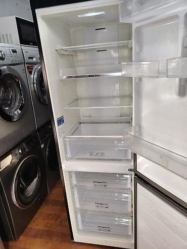 samsung duos: Б/у 2 двери Samsung Холодильник Продажа, цвет - Черный, С колесиками — 3