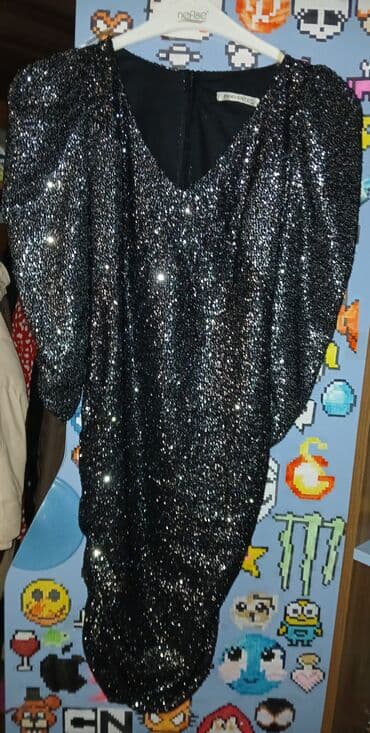 boyuk bədən paltarlar: Qadın geyimləri dəsti – 4 müxtəlif don - Göy məxməri don: uzun — 3