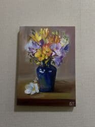 qiz səkilləri: 1-ci şəkil-Əl işi yağlı boya tablo – Kətan üzərində.Tam orijinaldır.Ev — 5