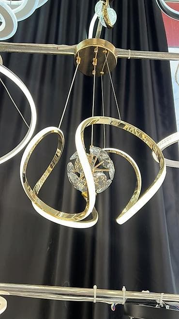 isiqlandirma: Led Çılçıraq, 4 və daha çox lampa, Metal — 3