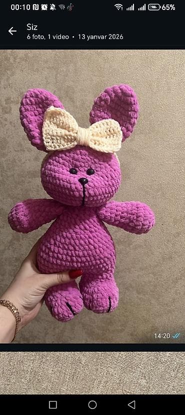 oyuncaqlar: Əl işı: yumşaq toxunma oyuncaqlar dəsti - Material: hipoallergen — 1