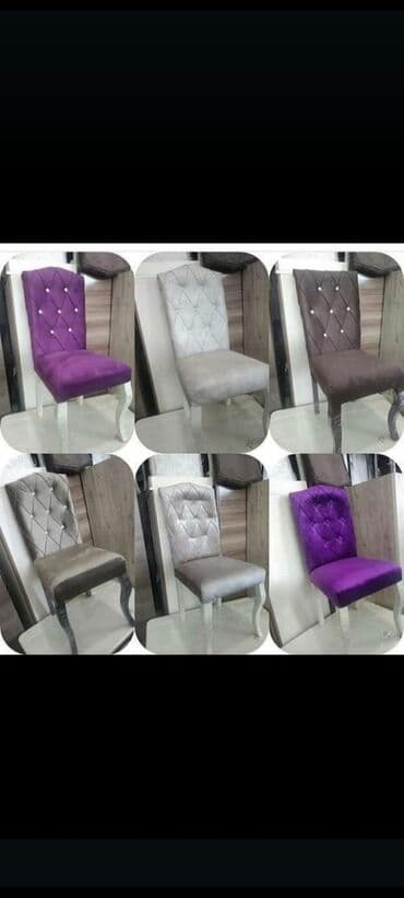 ders masaları: Qonaq otağı üçün, Yeni, Açılmayan, Dördbucaq masa, 6 stul — 2