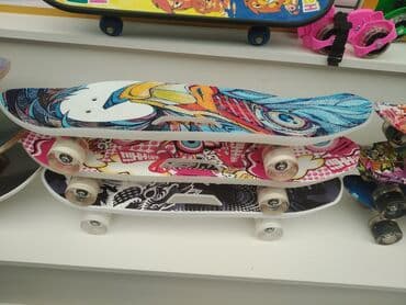 детские самокаты с родительской ручкой: Skeybord, Kaykay, Skeyt və Pennyboardlar🛹 🔹Hər növ və hər yaşa uyğun — 1