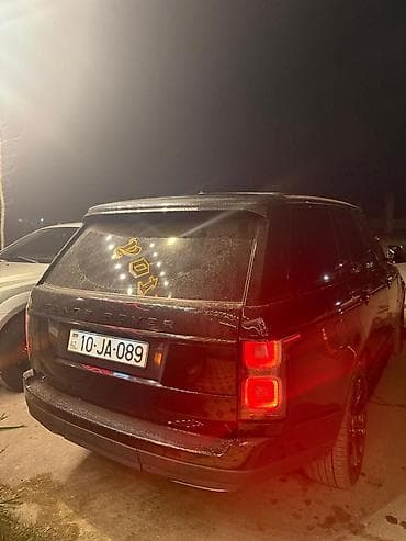 şevralit curuz: Range Rover SUV - Kuzov: Qara rəng, tam ölçülü lüks SUV - Sürətlər — 4