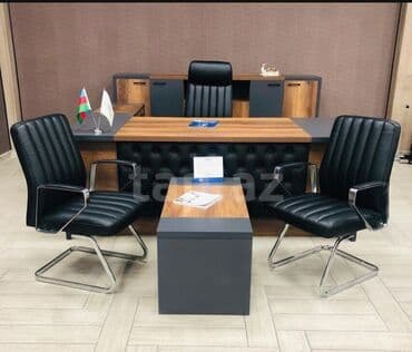 yazı masası qiyməti: 💼 Rəhbər Ofisi üçün Premium Mebel Dəsti – Sadəcə 1200 AZN! 📌 Dəstə — 2