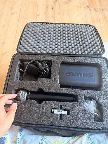 mikrafon: Shure BLX24/SM58 simsiz mikrofon sistemi Tam orjinal magazada 350 400 — 2