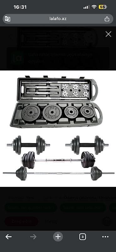 Ştanq, Çəki: 50 kq, İşlənmiş