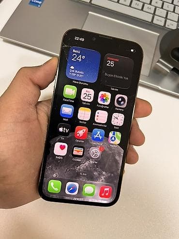 IPhone 13 Pro, 128 GB, Alpine Green, Qırıq, Simsiz şarj, Face ID — 5