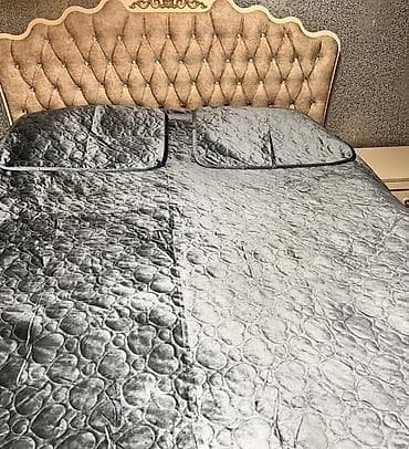 tekstil: Yataq üçün Yeni rəng - Gümüşü Yataq örtüyü — 2
