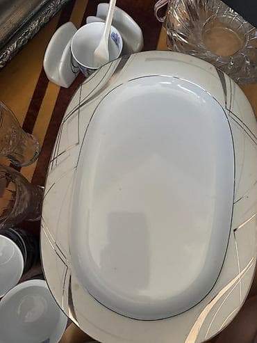 açar dest: Boşqablar, 2 ədədli dəst, rəng - Ağ, Farfor — 3